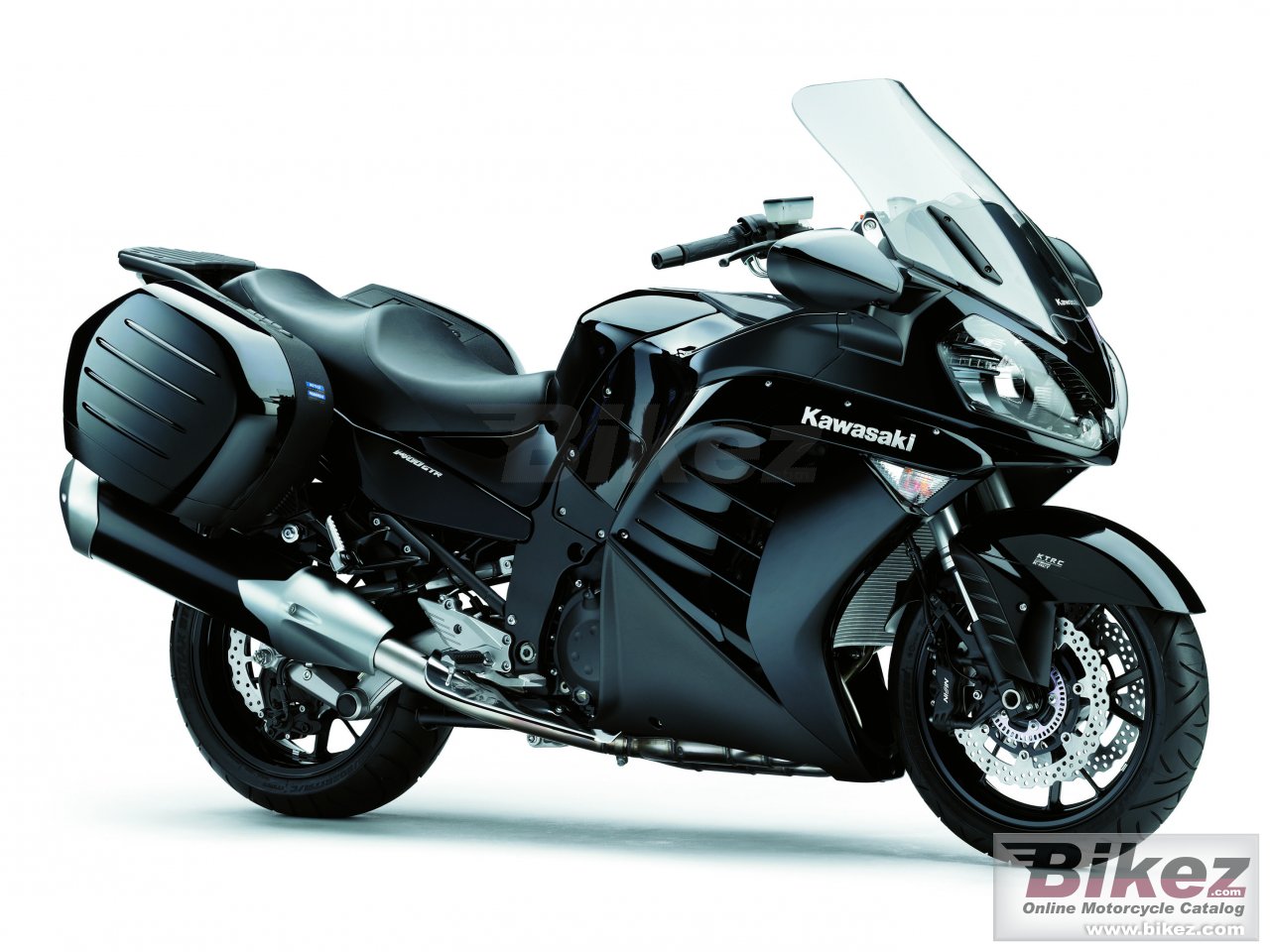Big Kawasaki 1400 gtr picture and wallpaper from Bikez.com